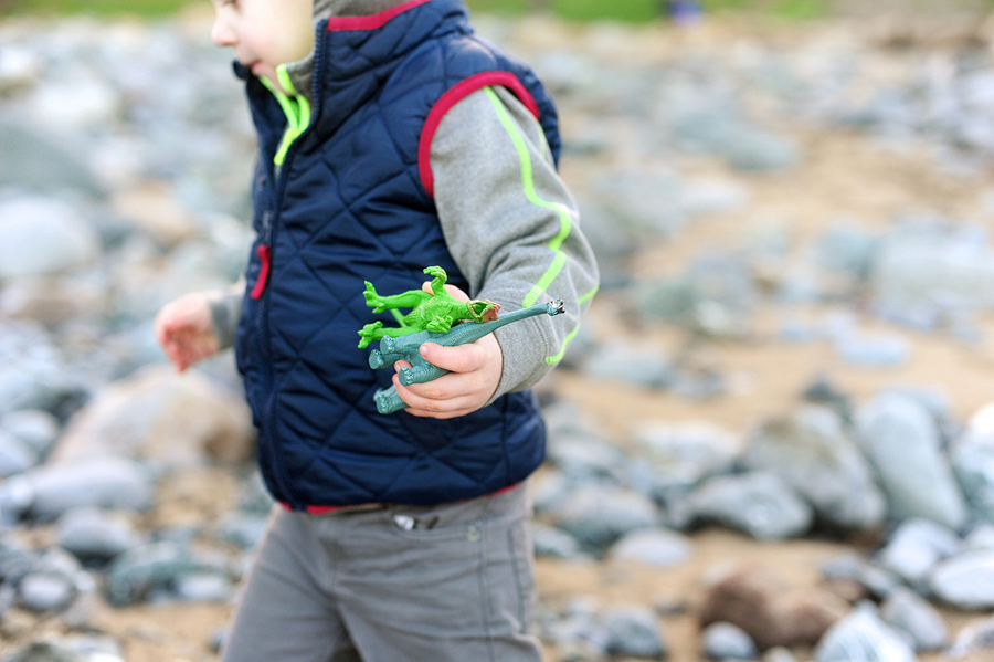 boy playing with toys