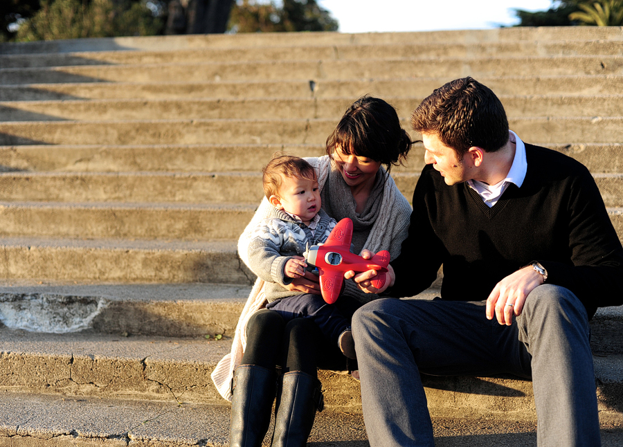 sunset family session