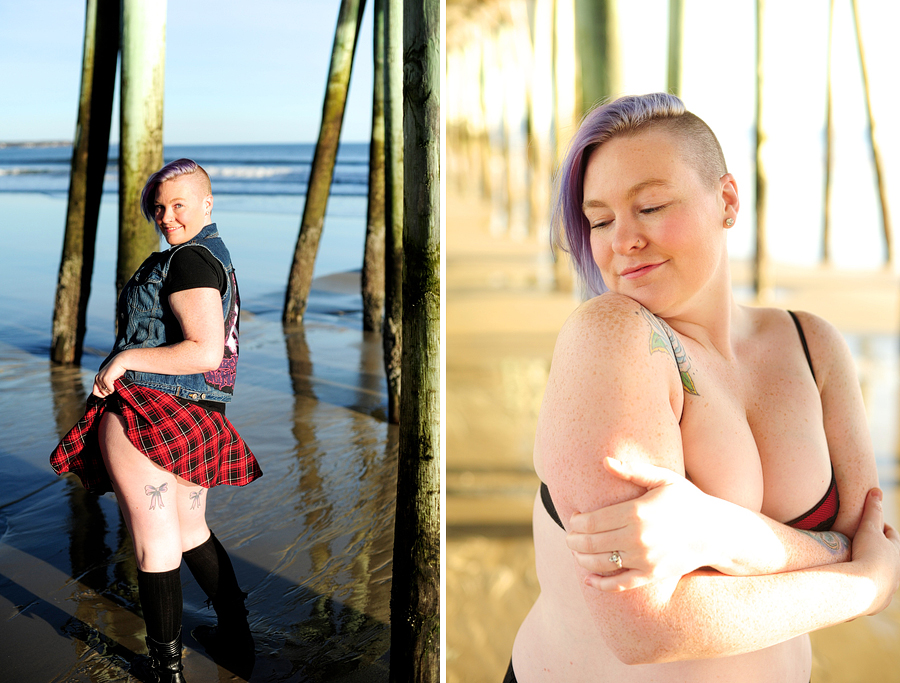 beach boudoir session