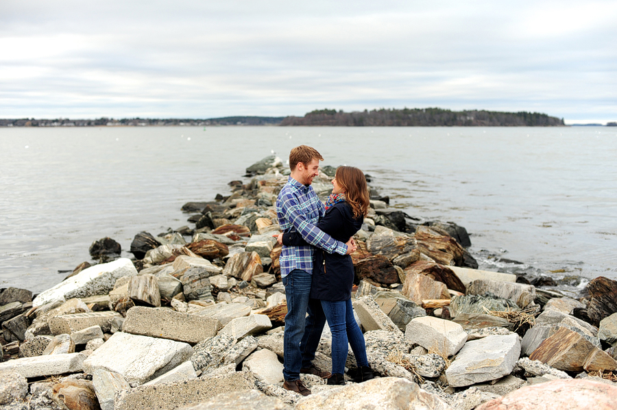 east end engagement session