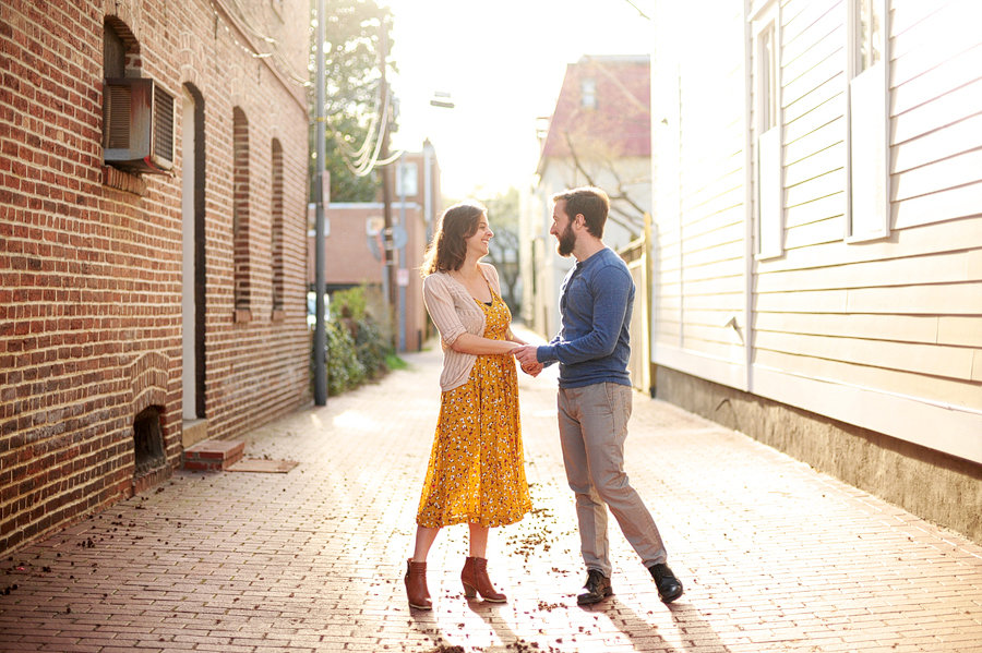 couple at sunset