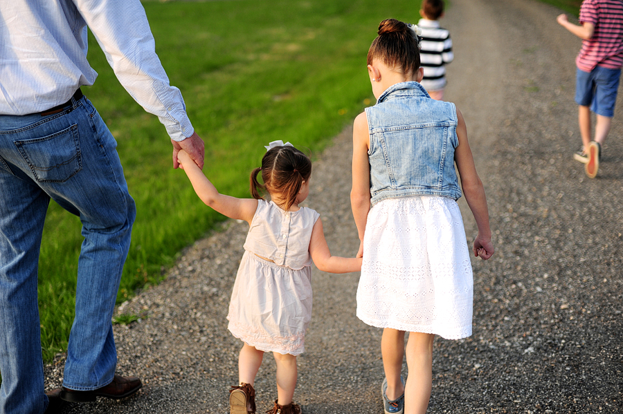 kids holding hands