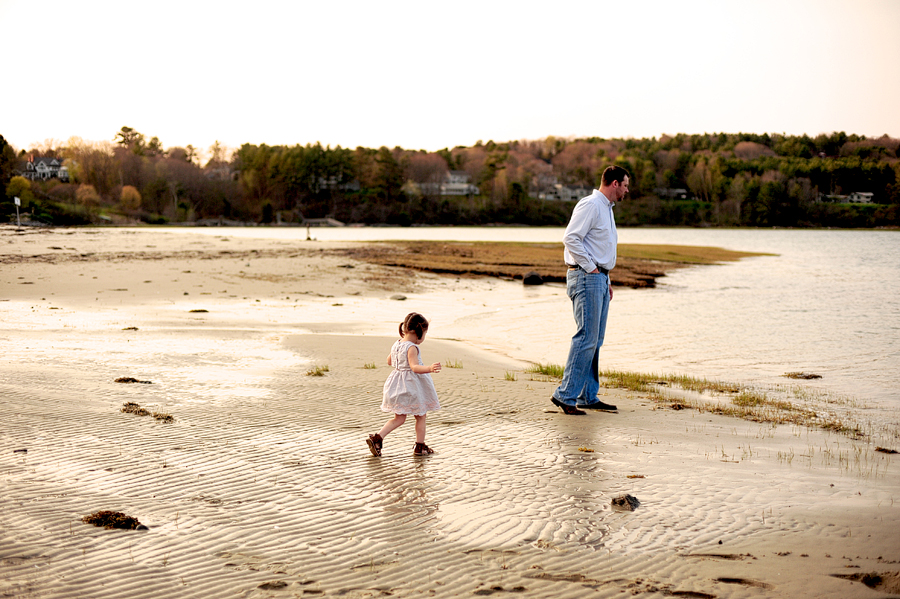 father and daughter in maine