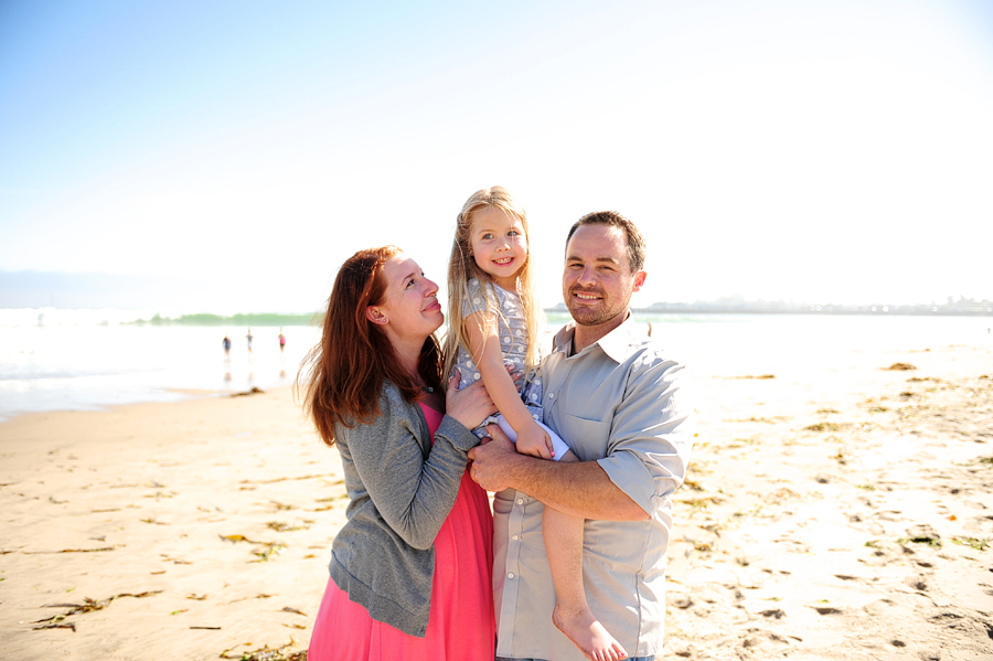 santa cruz beach boardwalk family session