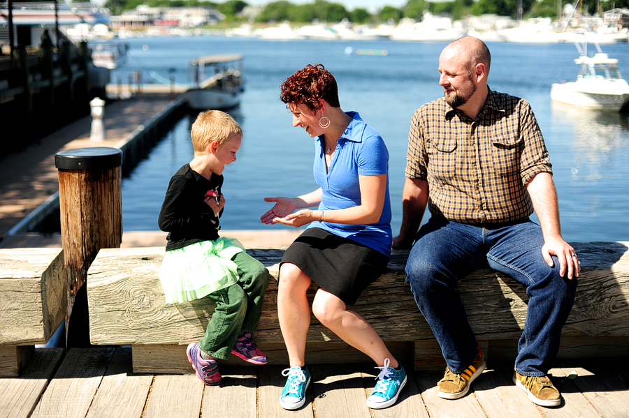 waterfront park family photos