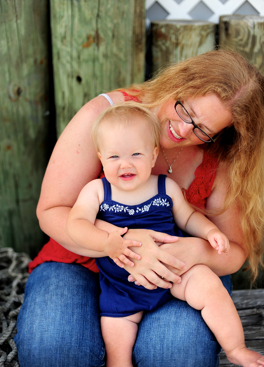 mother and daughter portrait