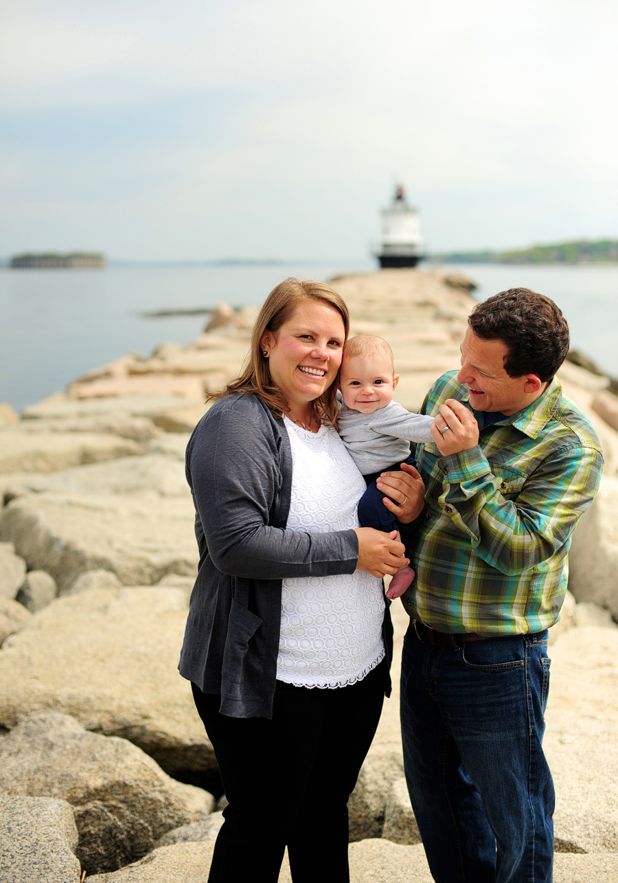 spring point ledge lighthouse family photos