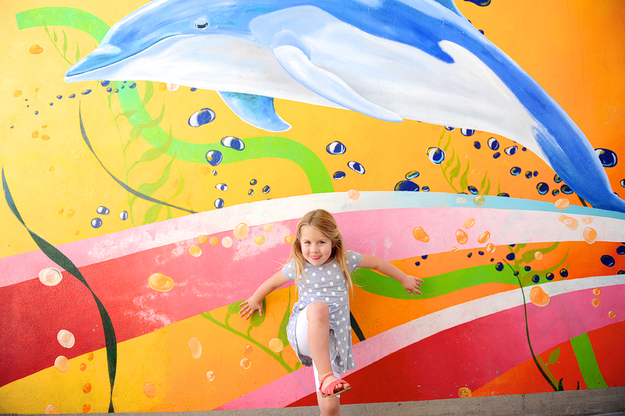 santa cruz beach boardwalk family session