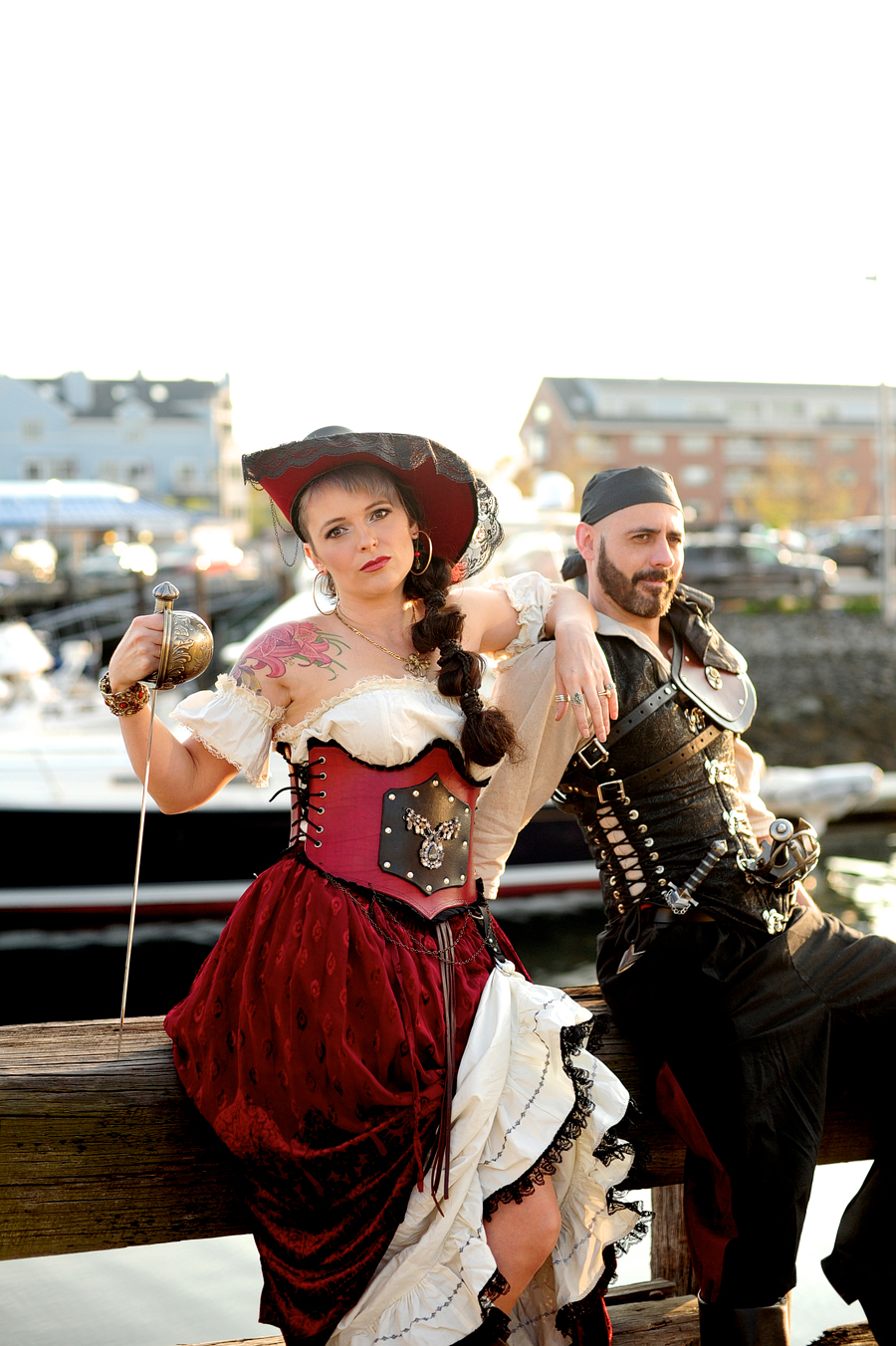 pirate themed anniversary session