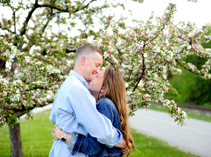 happy, laughing couple