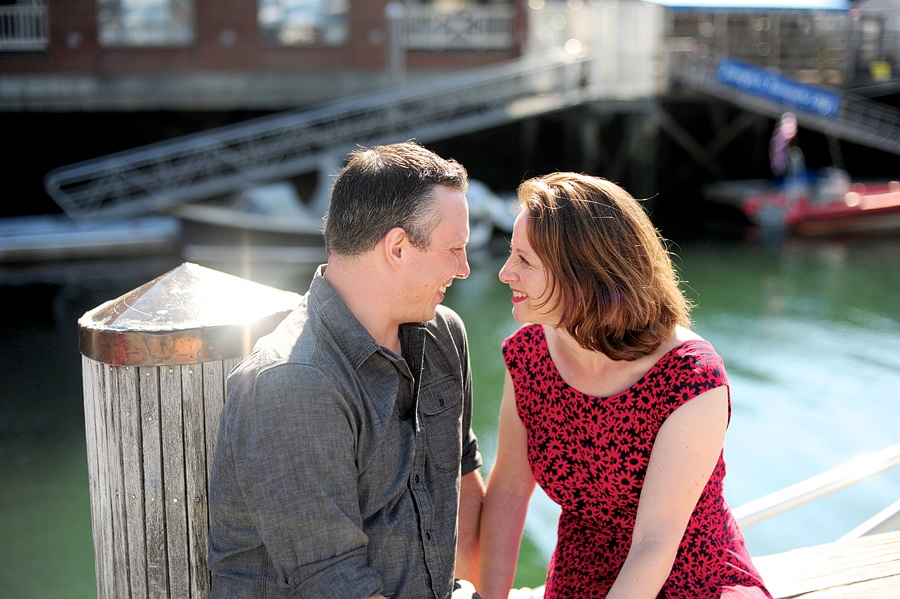 portland, maine waterfront couple photos