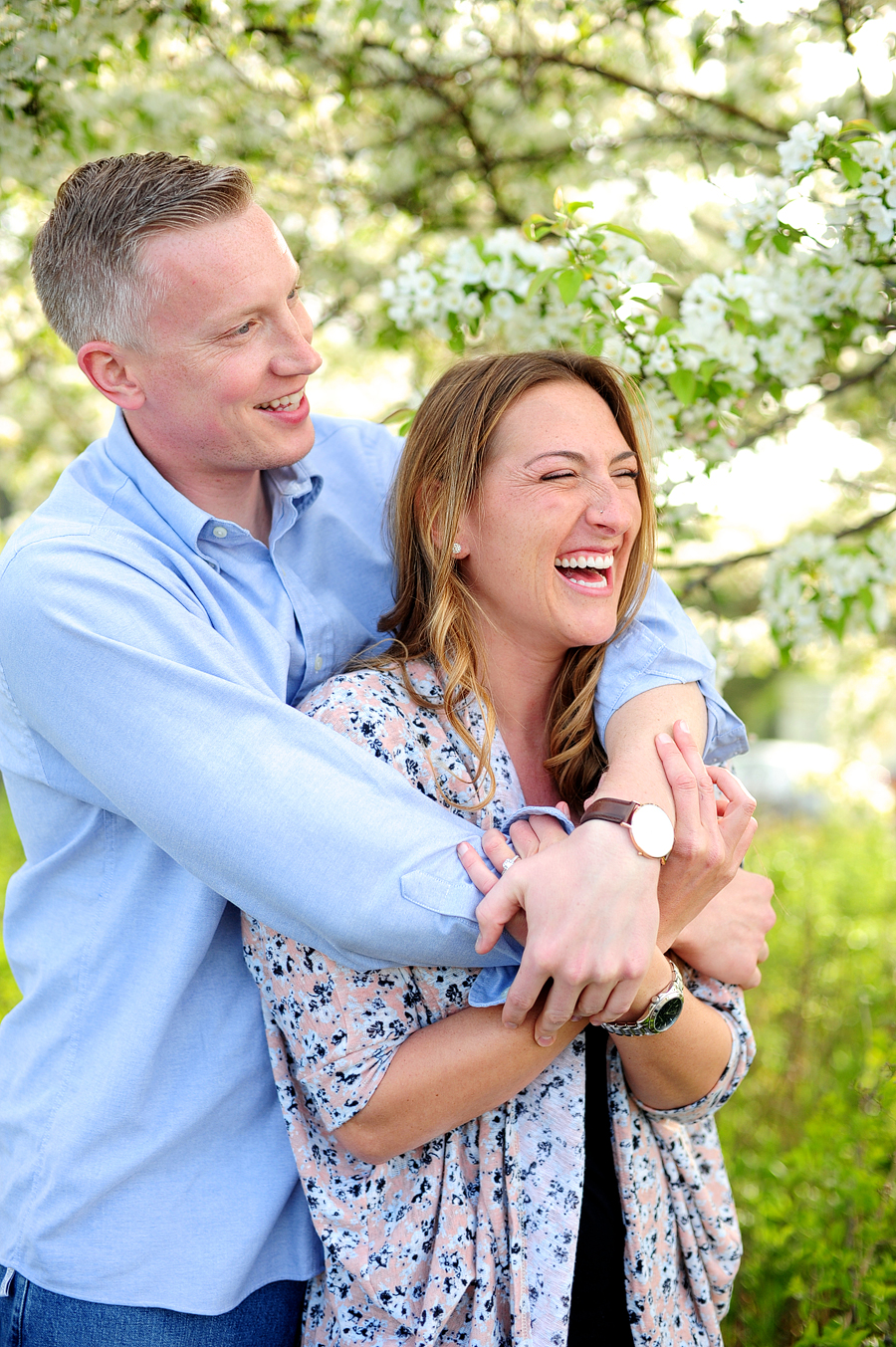 casual, fun engagement photos