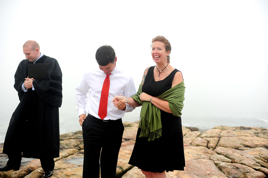 just married in southwest harbor, maine