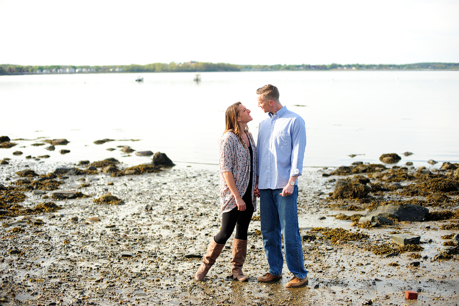 engagement photos on east end beach