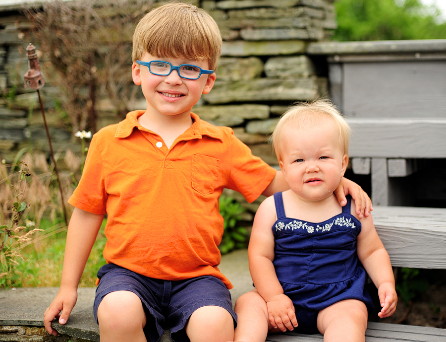 sibling portrait in new england