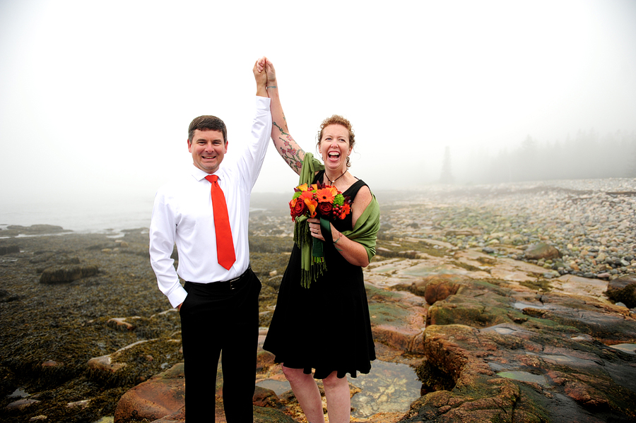 southwest harbor intimate wedding