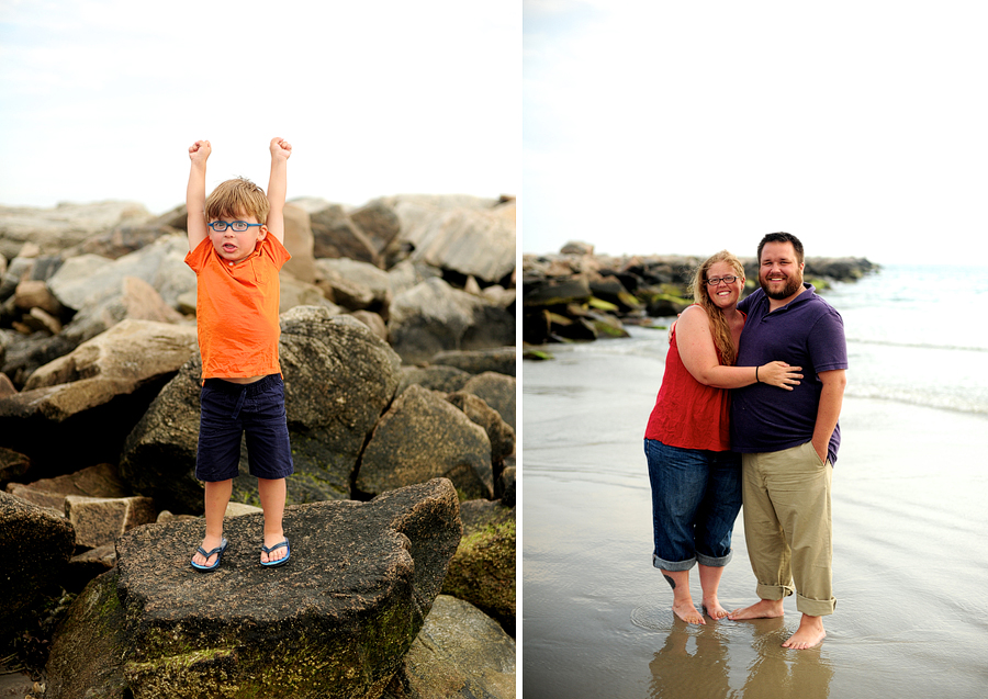 fun family photos at the beach