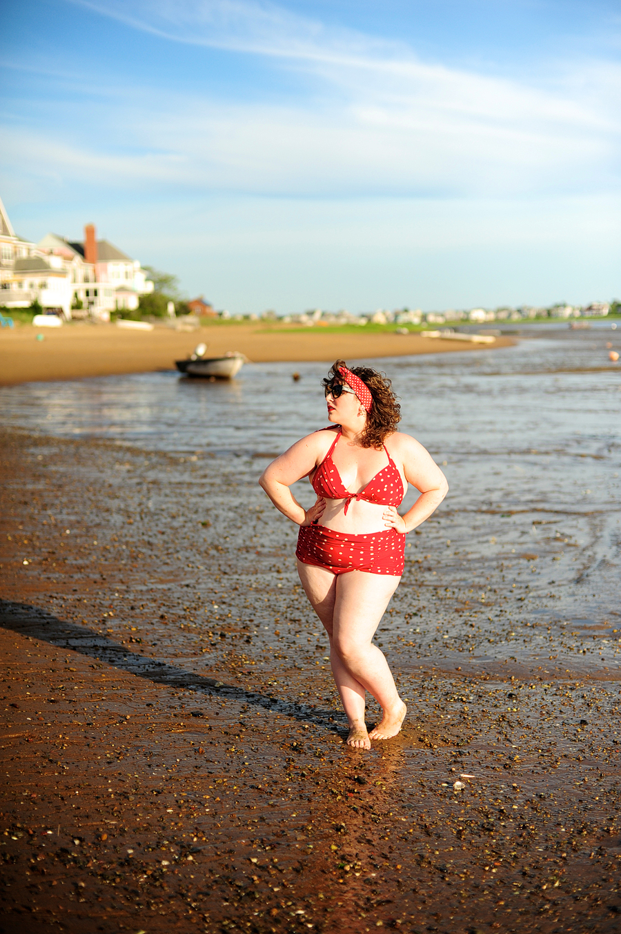 beach boudoir session in newburyport