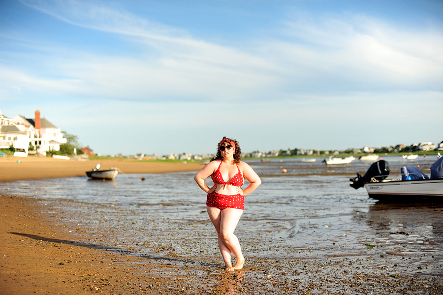 retro vintage beach boudoir