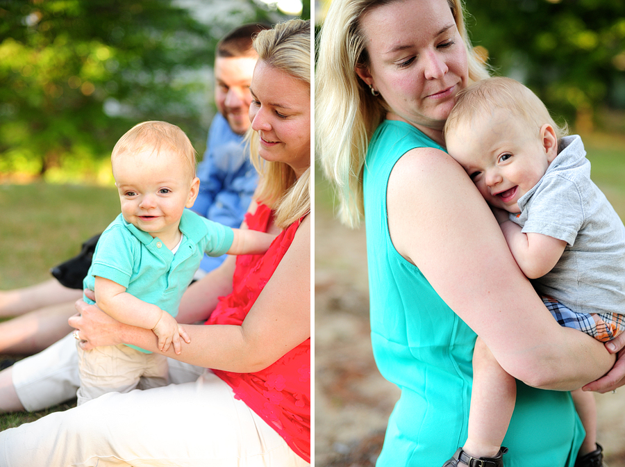 relaxed family portraits in maine
