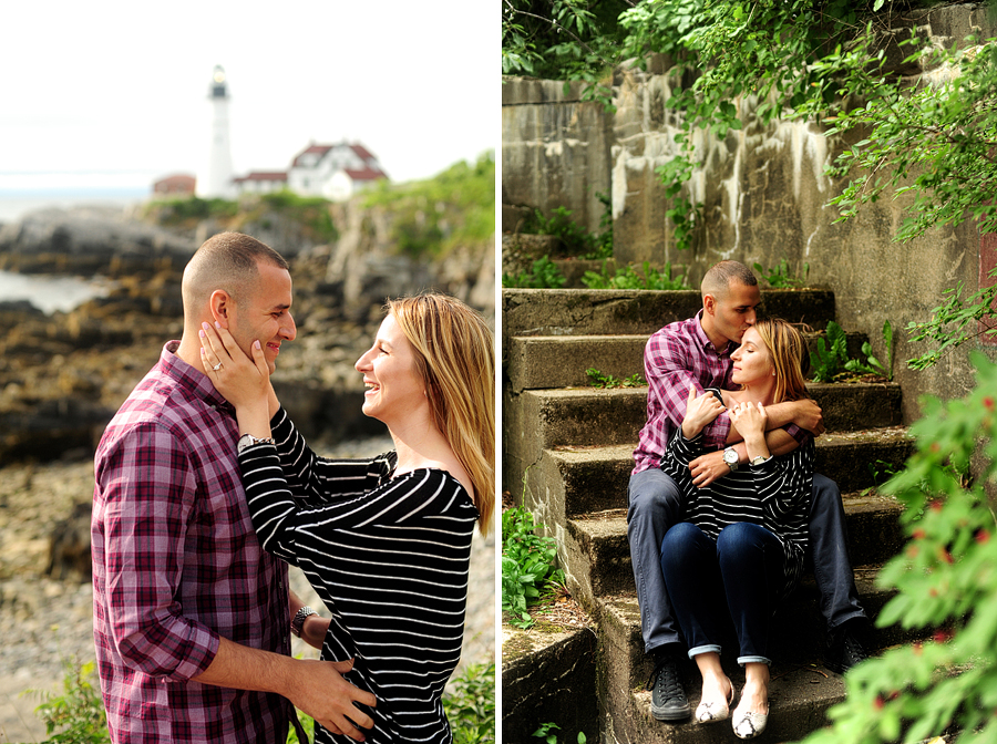 fort williams park engagement photos