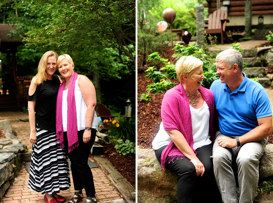 family session at vacation home in new hampshire