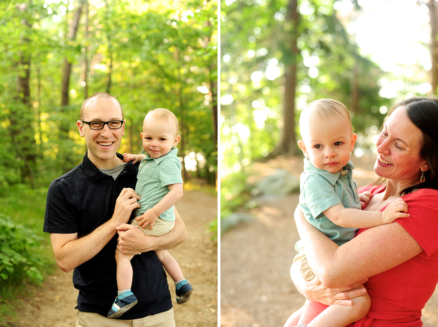 sweet family session in portland, maine