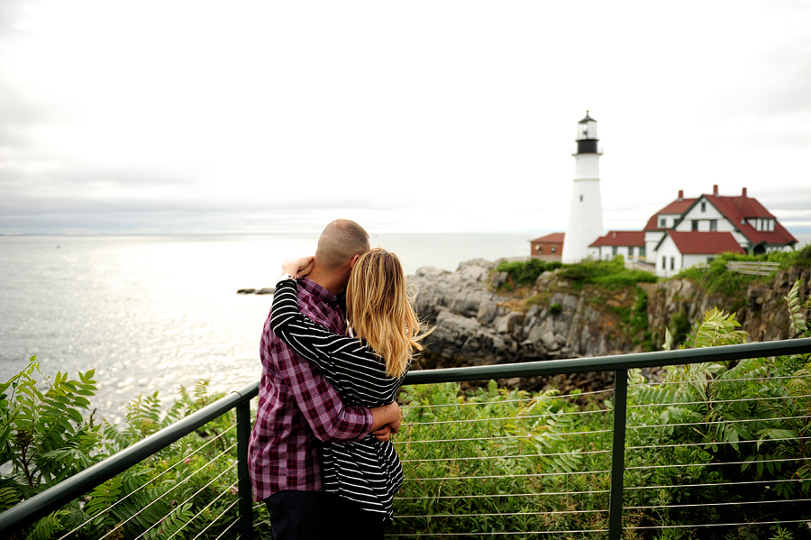 portland head light engagement session