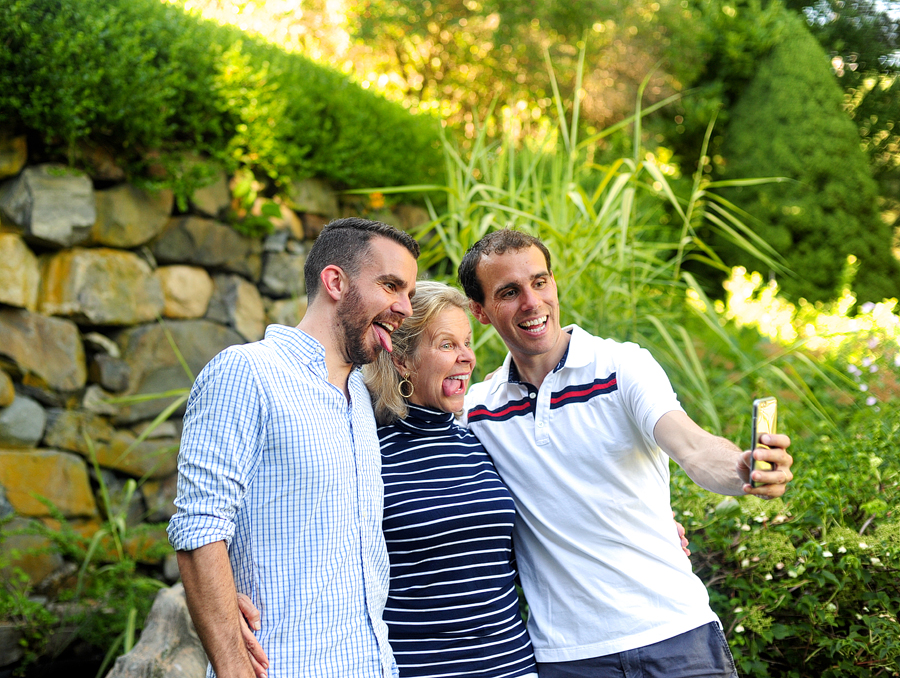 goofy family photos in southern maine