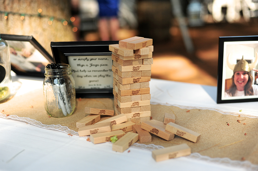 jenga guest book