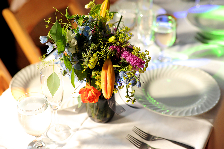 floral wedding centerpiece