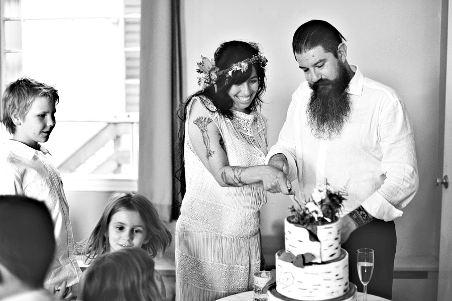 cake cutting at mayo street arts