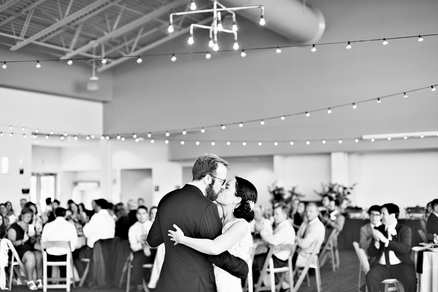 romantic first dance at ocean gateway in portland, maine