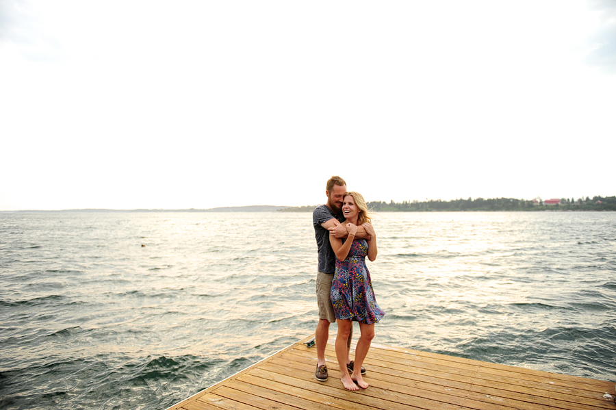 cliff island engagement photos