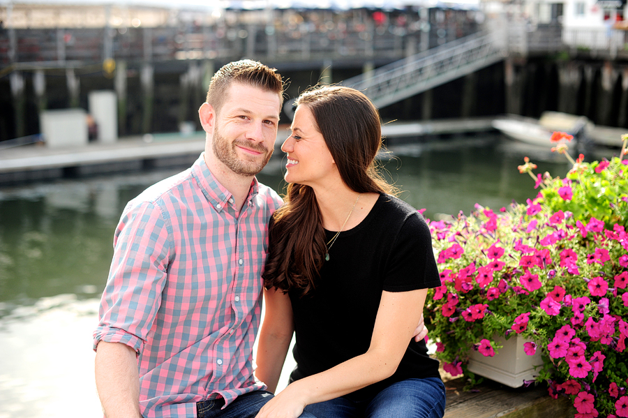 portland maine pier engagement photos