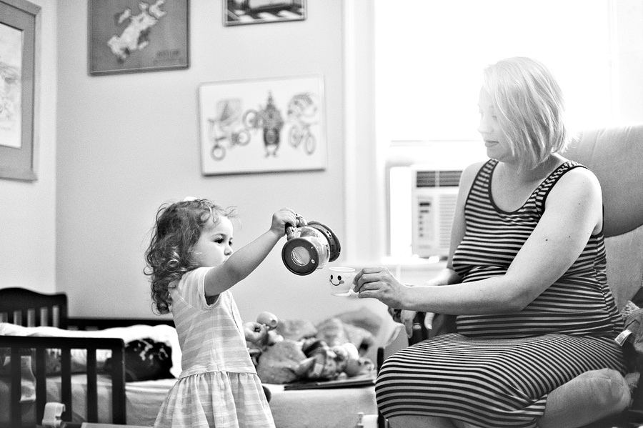 boston, massachusetts at home family session