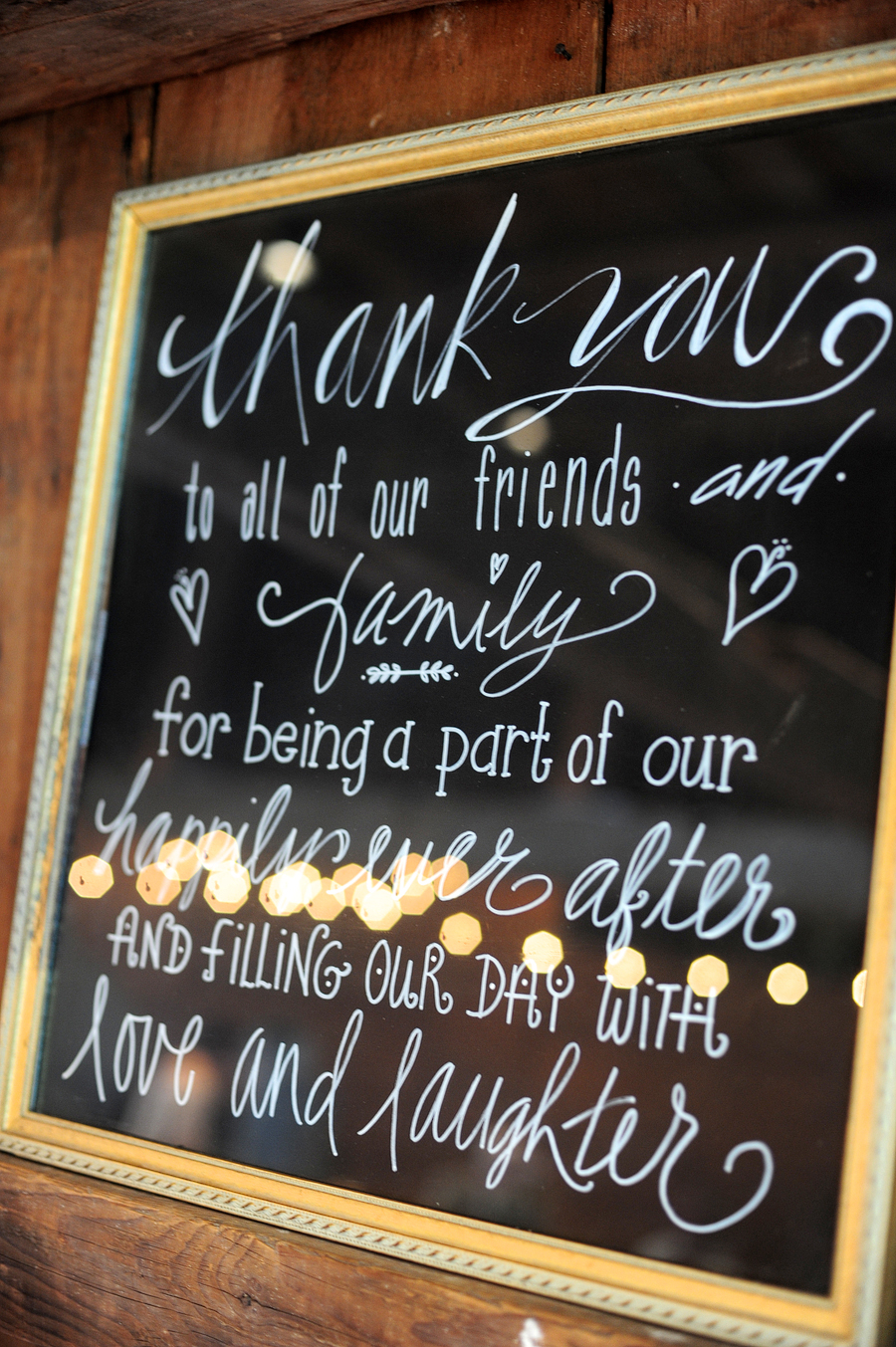 chalkboard decor for wedding