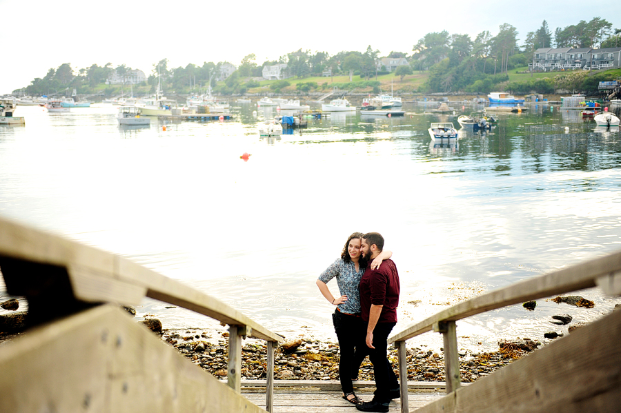 engagement session in harpswell, maine