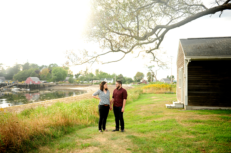 bailey island engagement photos