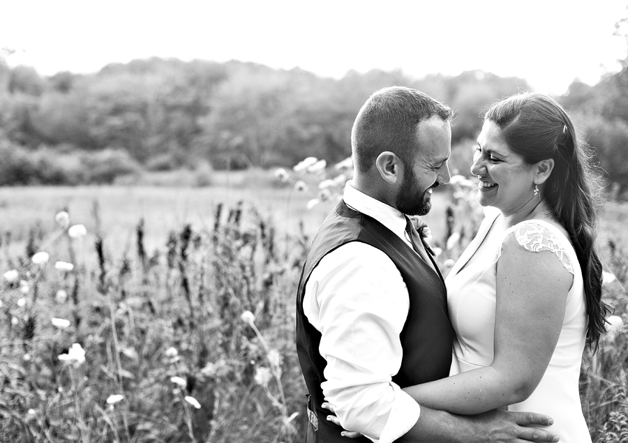 backyard wedding in new harbor, maine