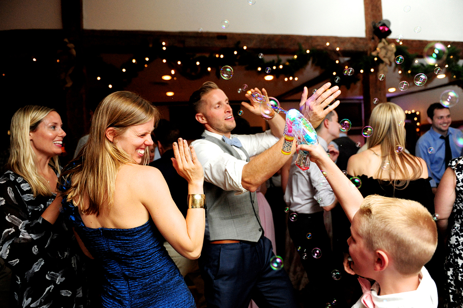 wedding dancing at christmas farm inn