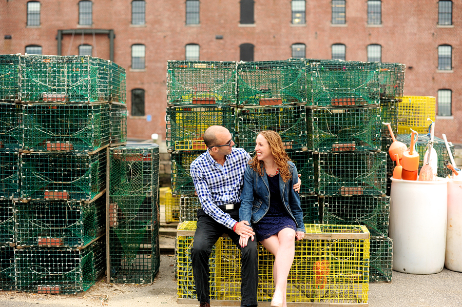 downtown portland, maine engagement session