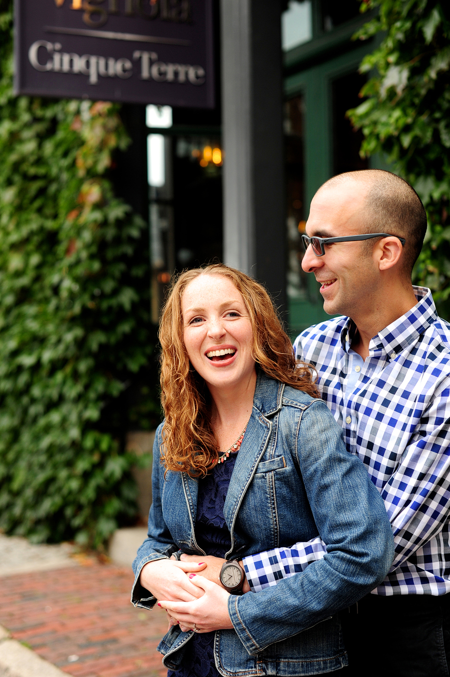 portland old port engagement photos