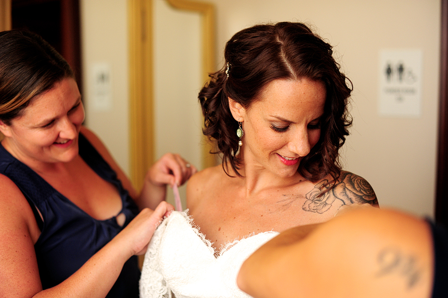 tattooed bride