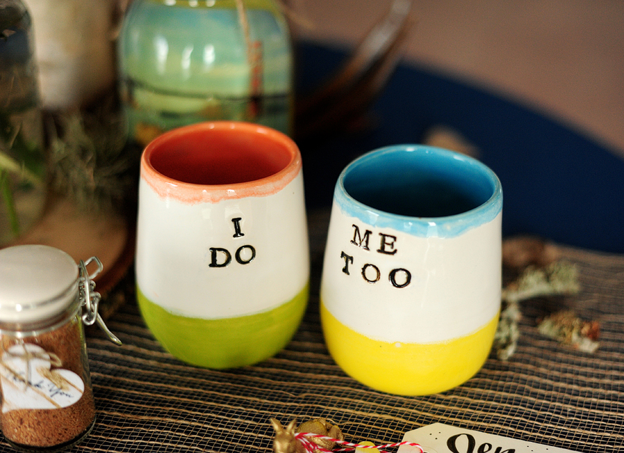 i do, me too mugs