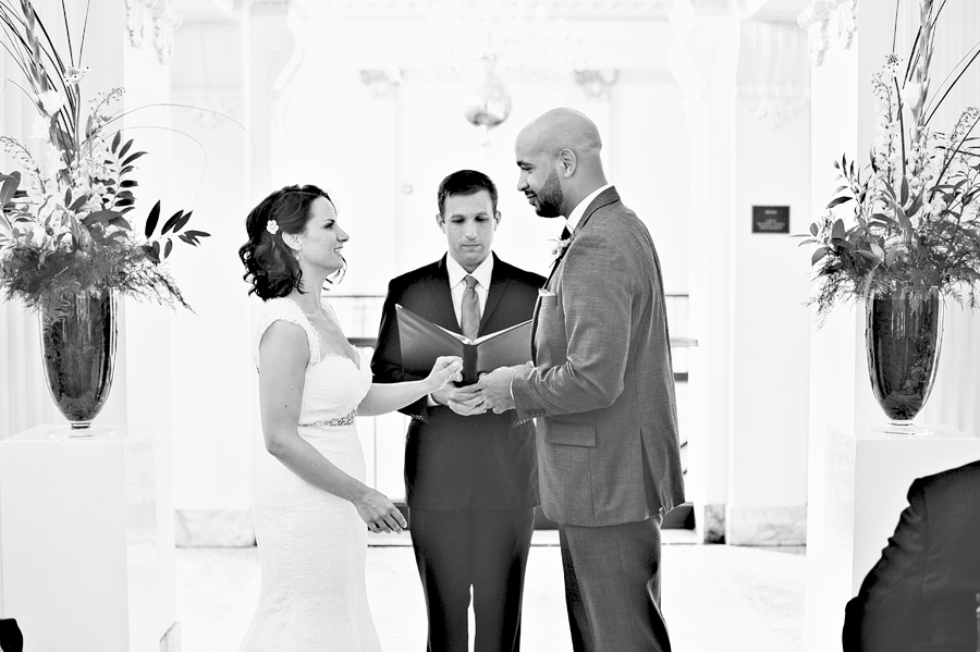 wedding ceremony at providence public library