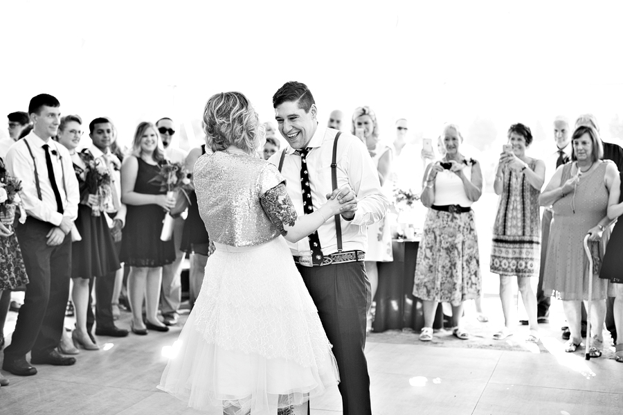 first dance at curtis farm