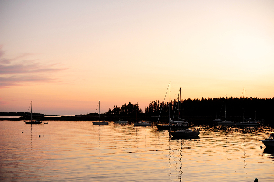 sunset at sebasco harbor resort