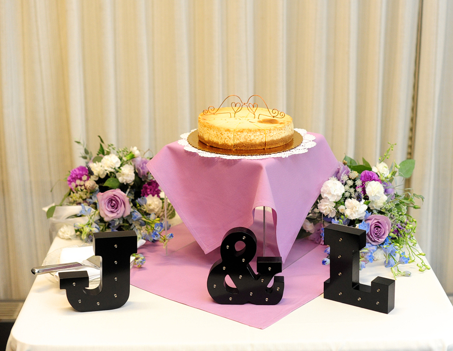 cheesecake wedding cake