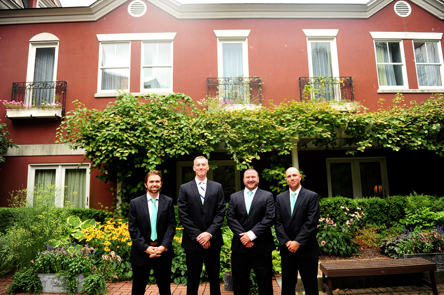 groomsmen at portland harbor hotel